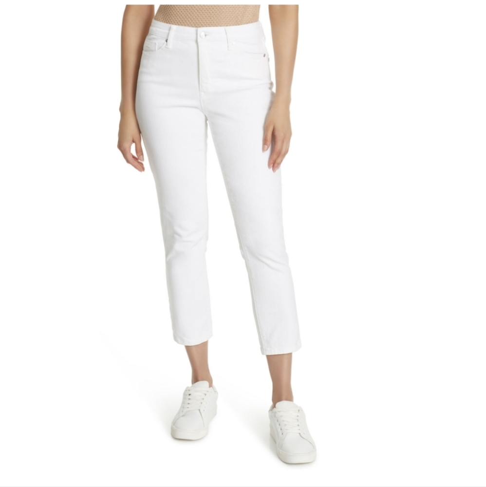 NWT Nine West Gramercy White Ankle Jeans Size 6